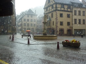 Il pleut en Alsace